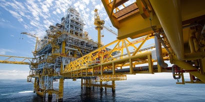 Imagen de plataforma petrolífera
