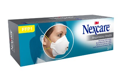 Mascarilla Polvo y Polen 3M Nexcare
