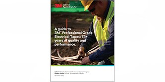 Portada de la guía de cintas eléctricas 3M
