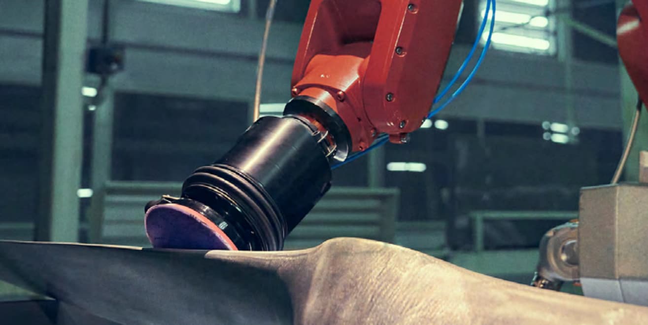 Soluciones de abrasivos de 3M para robotización y procesamiento automatizado de abrasivos
