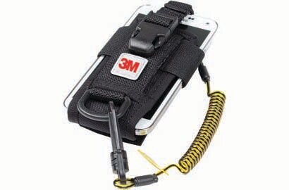 3M DBI-SALA Funda para radio/móvil ajustable, suj. elástica Clip2Loop, microanilla en D
