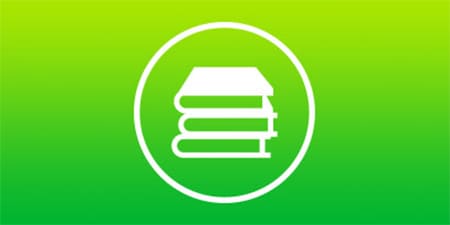 Imagen con el icono de una pila de libros
