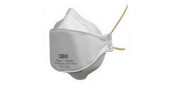 3M™ Aura™ Mascarillas plegadas autofiltrantes para partículas de la Serie 9300+
