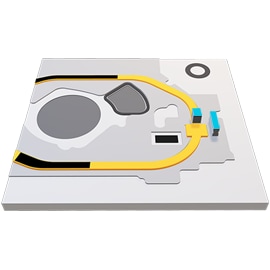 ejemplo de rellenos metálicos conductores en adhesivo