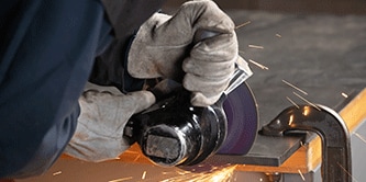 Corte de metales con discos abrasivos Cubitron 3
