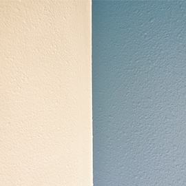 La cinta de pintor ScotchBlue™ te ayuda a definir muy bien las zonas antes de pintar.