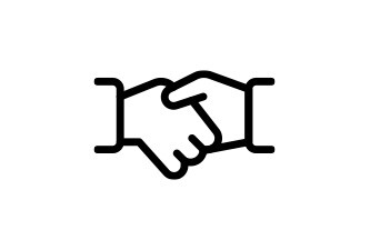 Icono de apretón de manos
