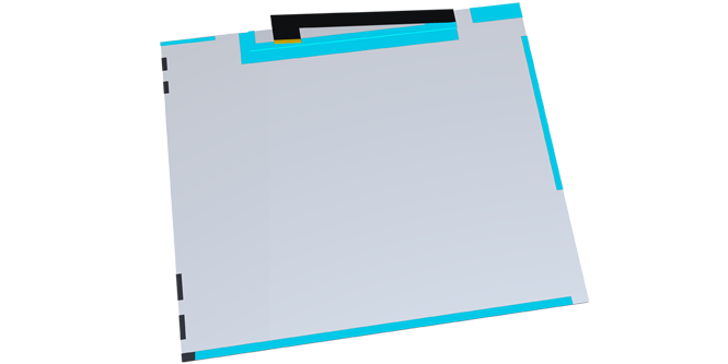 Cintas conductoras de electricidad aplicadas a la envoltura de pantallas
