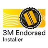 Logo de Instalador autorizado de 3M (3M Endorsed)