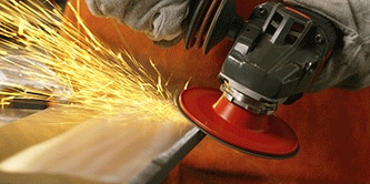 Biselado de metales con discos abrasivos Cubitron 3
