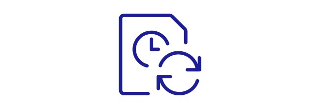 Icono de tiempo de ciclo.
