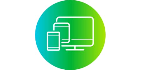 Icono de aprendizaje electrónico sobre servicios públicos y energía
