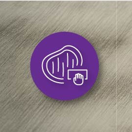 Icono sobre imagen de primer plano de rayones profundos en línea