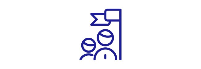 Icono de logro de grupo.
