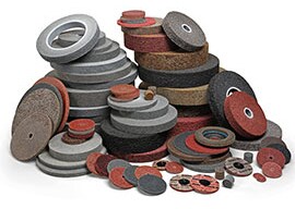 Imagen que muestra varias ruedas abrasivas de 3M